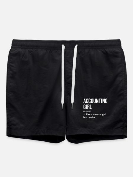 comptable - Short de bain - noir