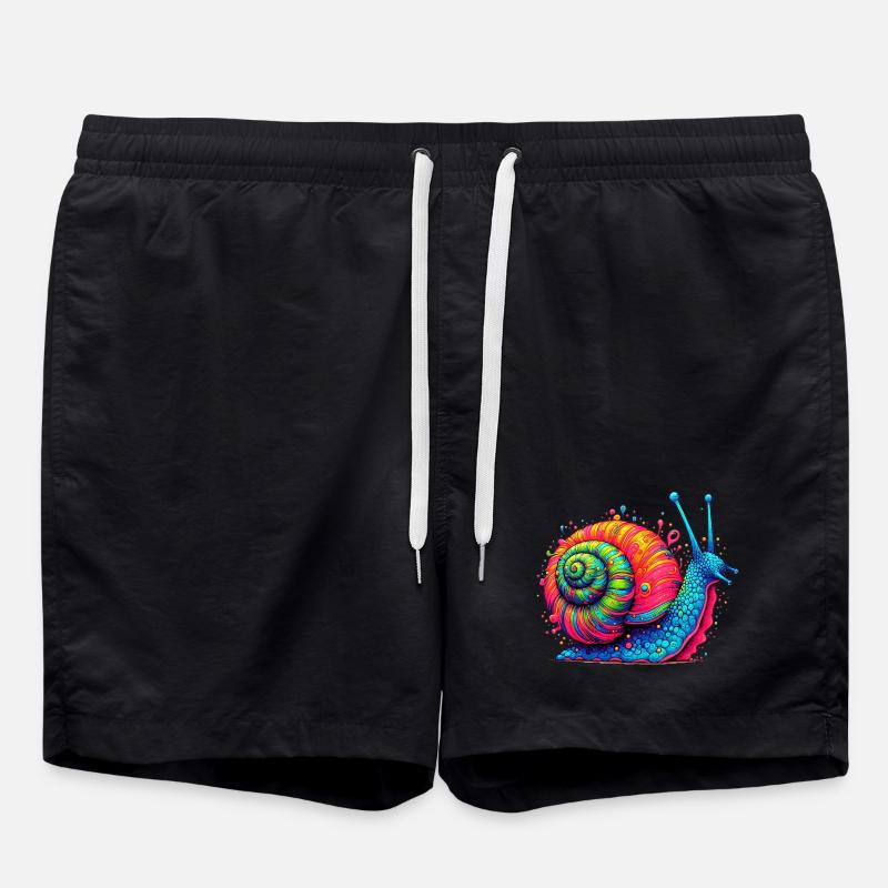 Snail - Swim Trunks - black
