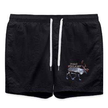 Ivalo - Swim Trunks - black - Front - AI Model Male 185 light (185cm)