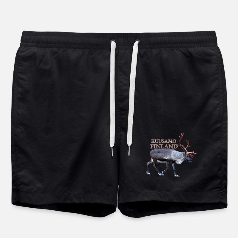 Kuusamo - Badeshorts - Schwarz