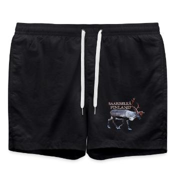 Saariselka - Swim Trunks - black - Front - AI Model Male 185 light (185cm)