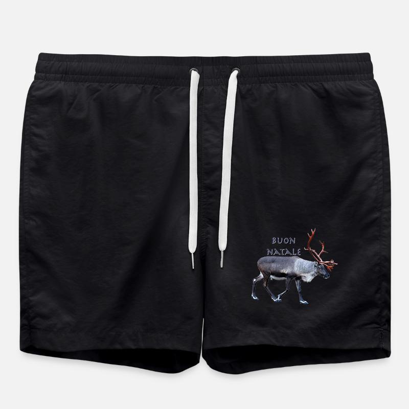 Buon Natale - Swim Trunks - black