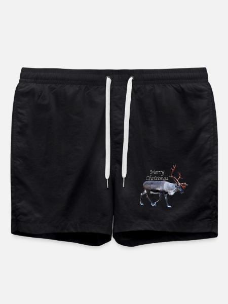 Merry Christmas - Swim Trunks - black