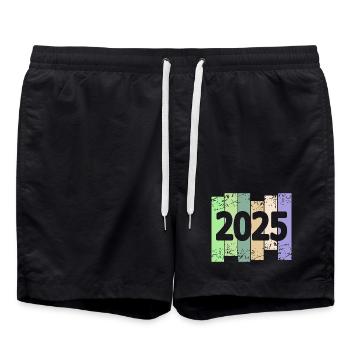 Œuvres d’art 2025 - Short de bain - noir - Devant - AI Model Male 185 light (185cm)