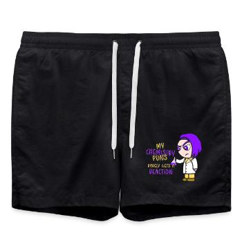 Chemistry Chemist Chemistry Teacher Funny Science - Swim Trunks - black - Front - AI Model Male 185 light (185cm)