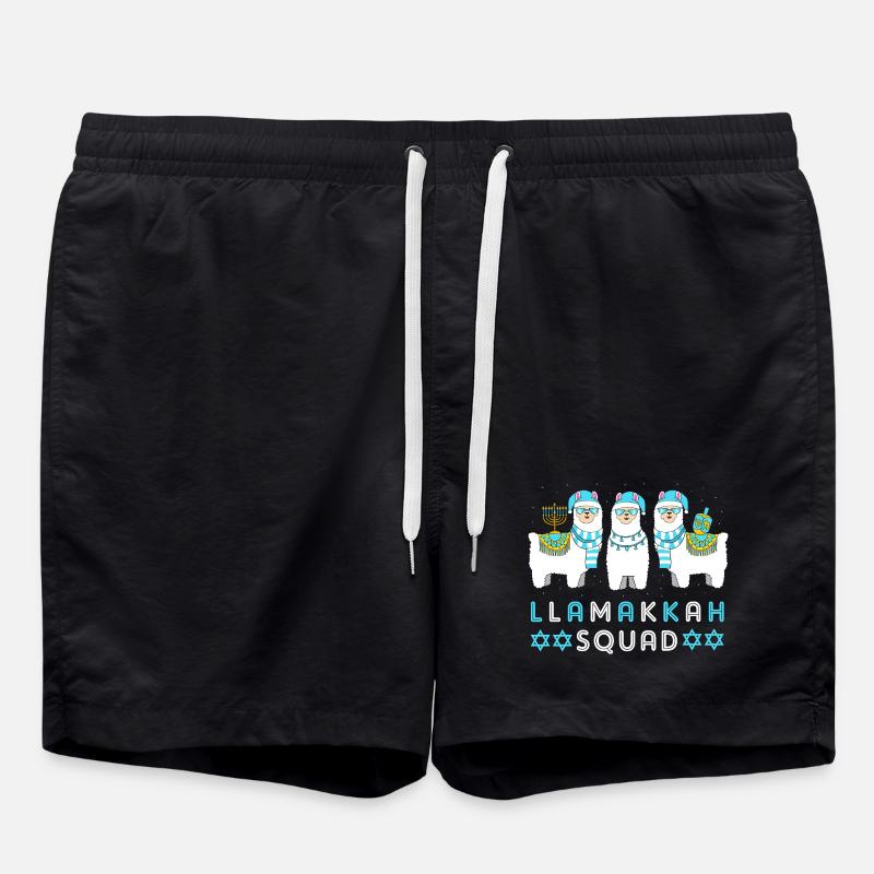 Chanukkah Hanukah Hanukkah - Swim Trunks - black