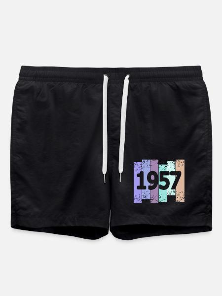 1957 - Short de bain - noir