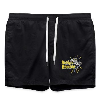 Heiligs Bleche Auto Heiligenschein - Swim Trunks - black - Front - AI Model Male 185 light (185cm)