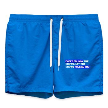Ne suivez pas la foule – Laissez le public vous suivre - Short de bain - cobalt blue - Devant
