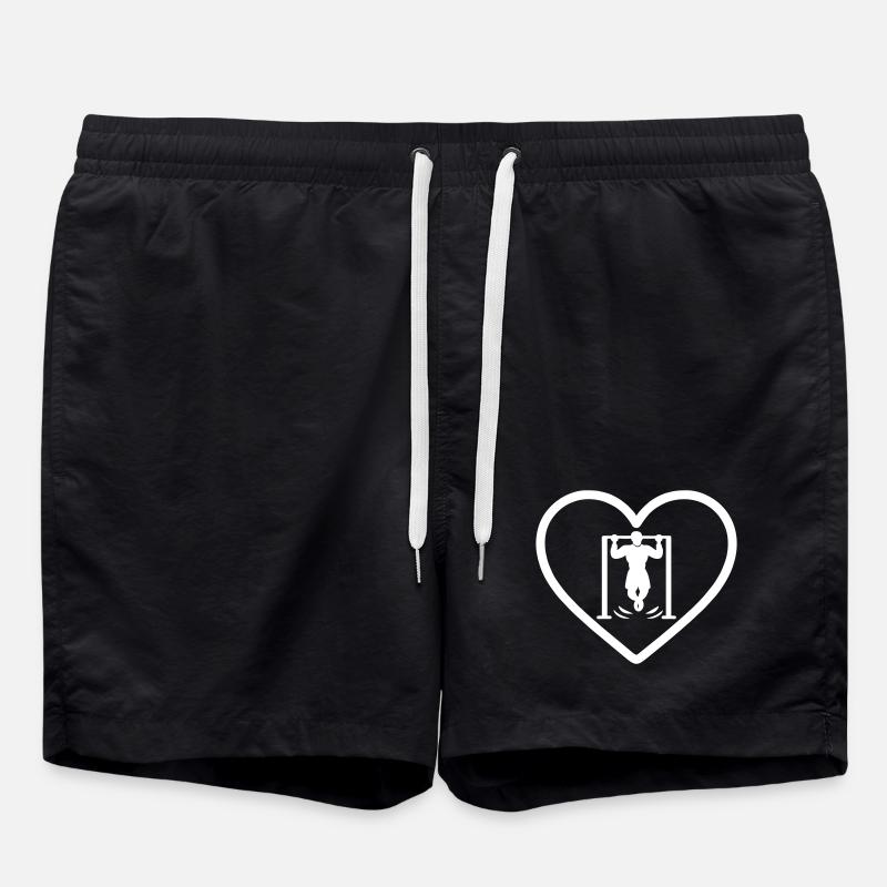 Entraînement Heart Street - Short de bain - noir