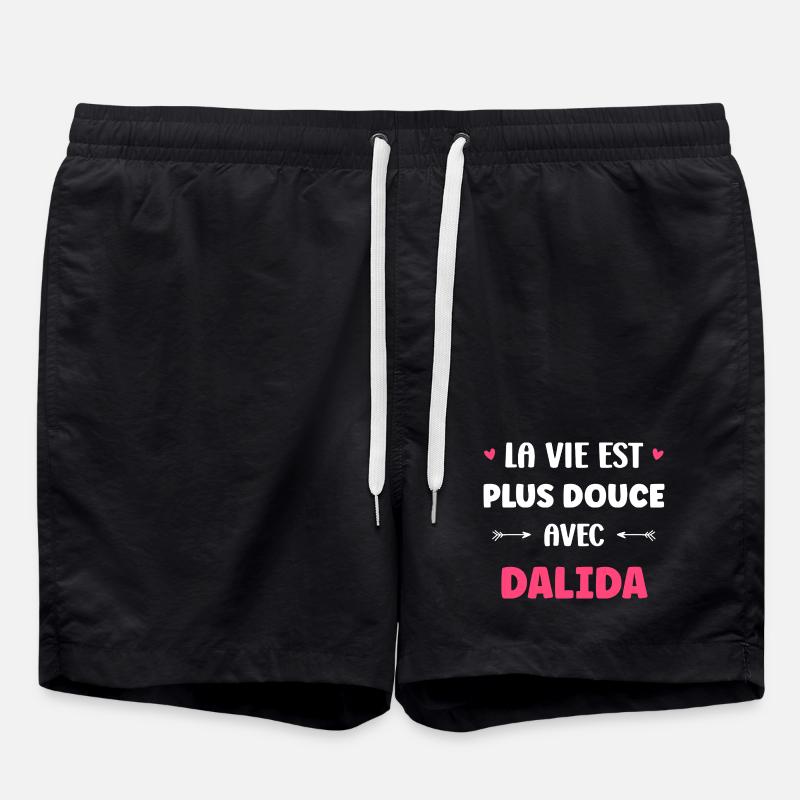 Dalida - Short de bain - noir