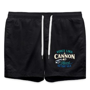 Communauté de musique folk Shanty Crew - Short de bain - noir - Devant - AI Model Male 185 light (185cm)