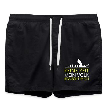 No time my colony needs me beekeeper beekeeping - Swim Trunks - black - Front - AI Model Male 185 light (185cm)