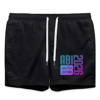 ABI 2026 Vintage Neon Limited Edition - Swim Trunks - black - Front - AI Model Male 185 light (185cm)