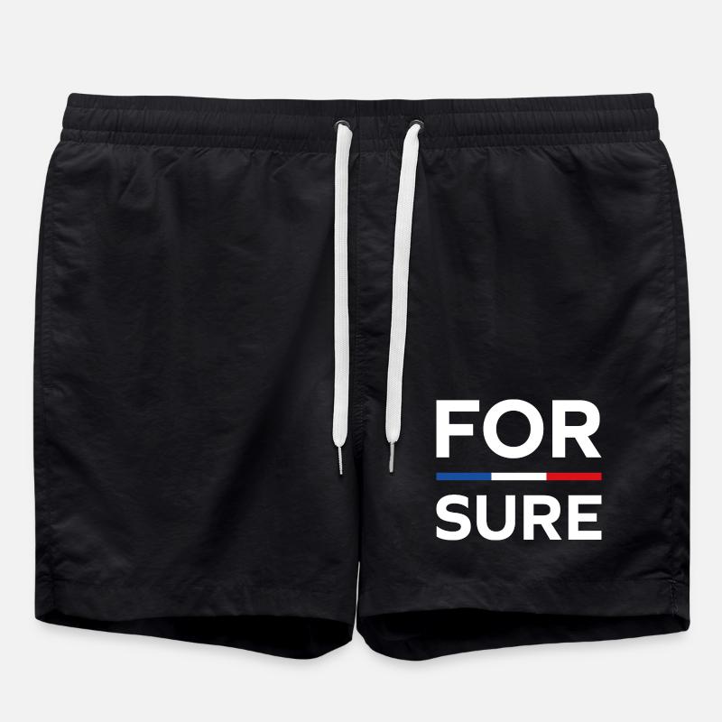macron For sure - Short de bain - noir