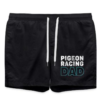 Course de pigeons Pigeons - Short de bain - noir - Devant - AI Model Male 185 light (185cm)