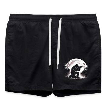 Photographe de Bigfoot - Short de bain - noir - Devant - AI Model Male 185 light (185cm)
