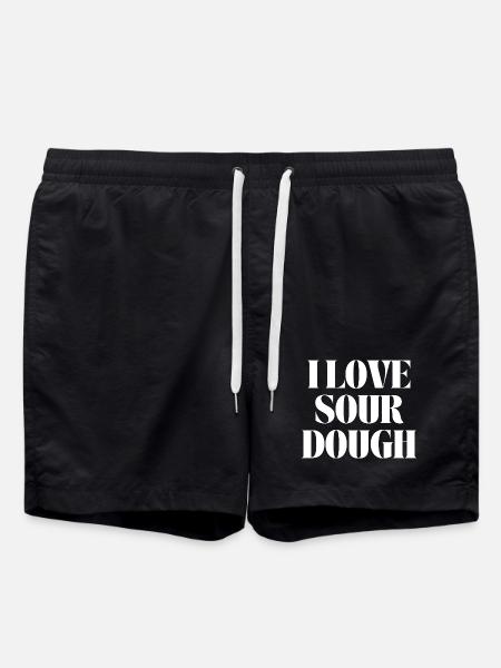 J’adore le levain - Short de bain - noir