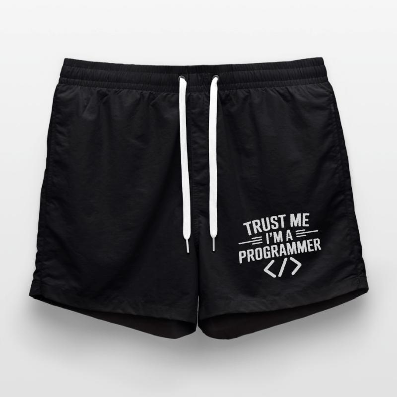 Trust Me I'm a Programmer Swim Trunks