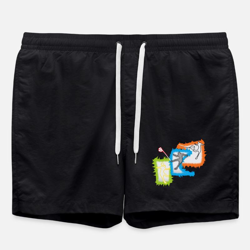 Joueurs de football - Short de bain - noir