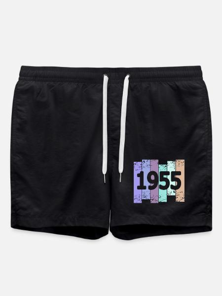 1955 - Badeshorts - Schwarz