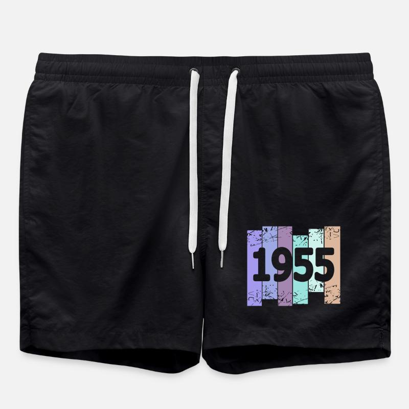 1955 - Badeshorts - Schwarz
