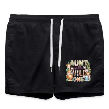 Tante du Sauvage - Short de bain - noir - Devant - AI Model Male 185 light (185cm)