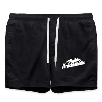 Silhouette de grande tarentule poilue arachnoholic - Short de bain - noir - Devant - AI Model Male 185 light (185cm)