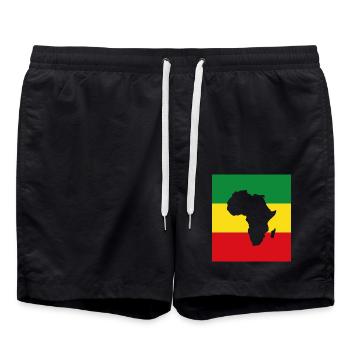 Africa, Africa - Swim Trunks - black - Front - AI Model Male 185 light (185cm)