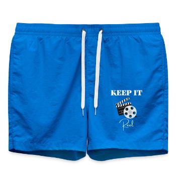 Filmmaking- Funny Movie Keep It Real Filmmaker - Swim Trunks - cobalt blue - Front