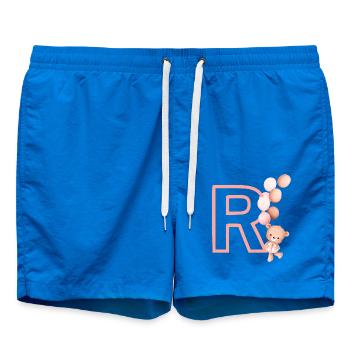 Lettre r rose ours - Short de bain - cobalt blue - Devant