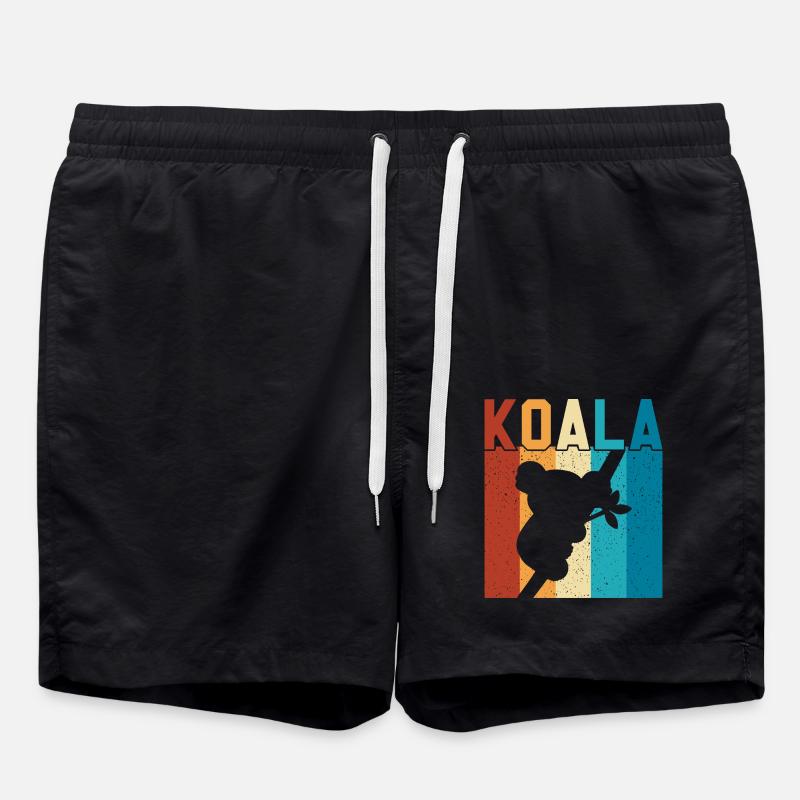 Koala - Badeshorts - Schwarz