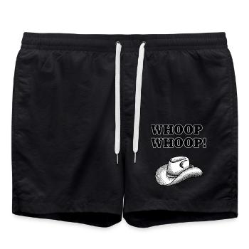 Neg Dupree - THE URBAN COWBOY! - Swim Trunks - black - Front - AI Model Male 185 light (185cm)