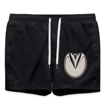 Huf Pferd für Hufpfleger - Badeshorts - Schwarz - Vorne - AI Model Male 185 light (185cm)