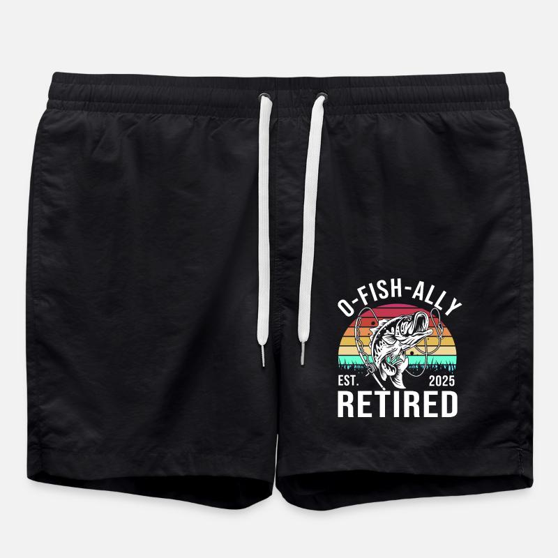 Retraite 2025 Retraité Pension Retraité - Short de bain - noir