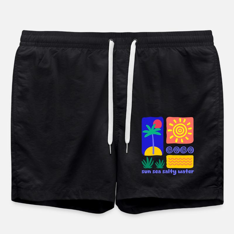 Voyage et plage - Short de bain - noir