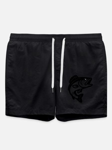 Silhouette de poisson - Short de bain - noir