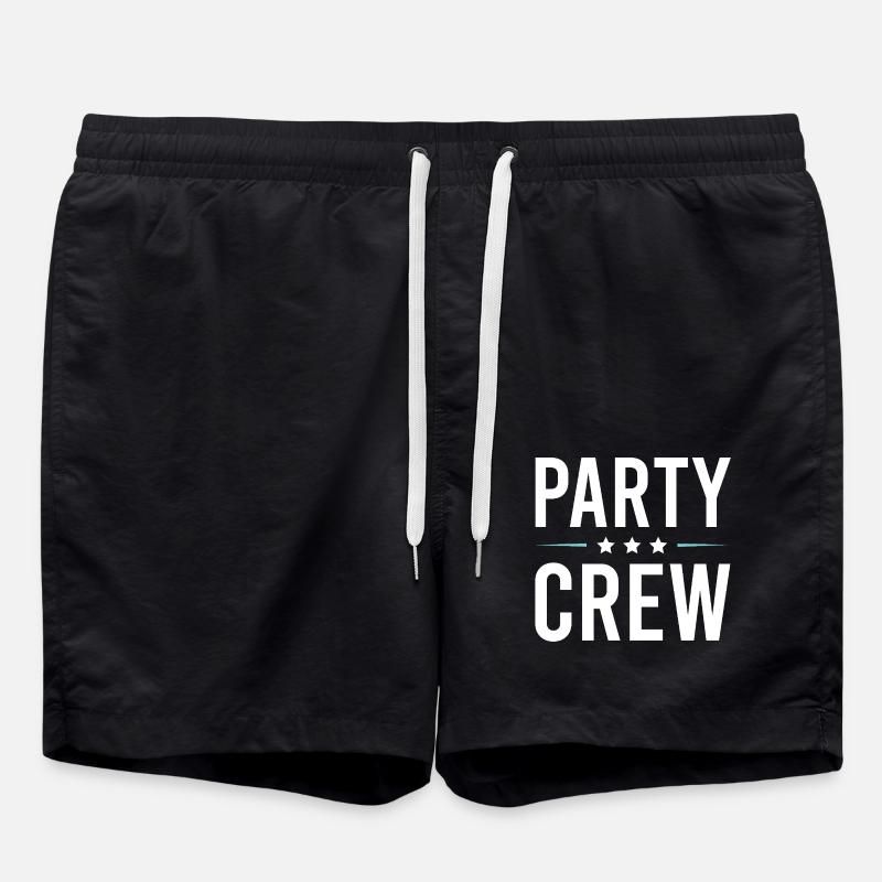 Party Crew - Swim Trunks - black