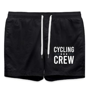 Cycling Crew - Swim Trunks - black - Front - AI Model Male 185 light (185cm)