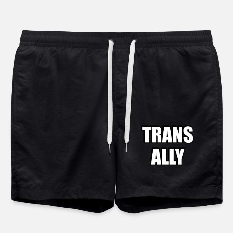 Trans Ally - Swim Trunks - black