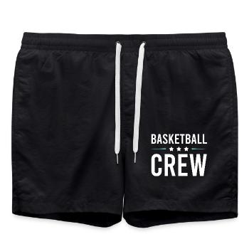 Équipe de basket-ball - Short de bain - noir - Devant - AI Model Male 185 light (185cm)