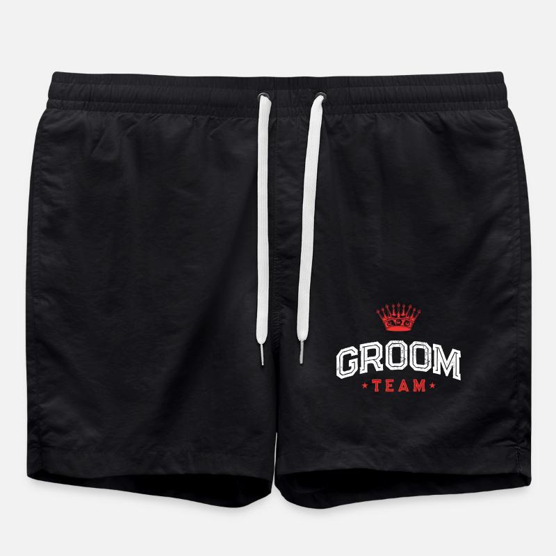 Groom Team - Swim Trunks - black