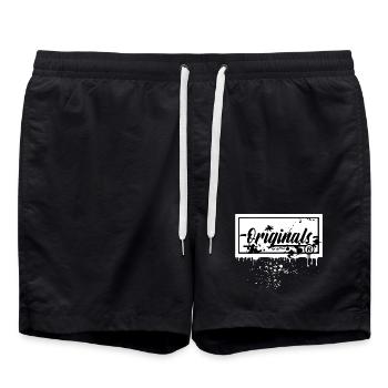 "OJIO"- The Originals Only - Swim Trunks - black - Front - AI Model Male 185 light (185cm)