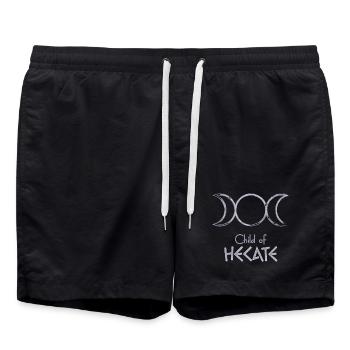 Child of Hecate – Percy Jackson inspired design - Swim Trunks - black - Front - AI Model Male 185 light (185cm)