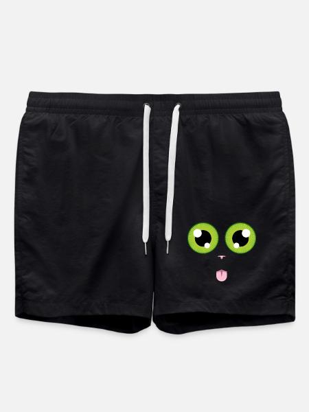 La langue au chat - Short de bain - noir
