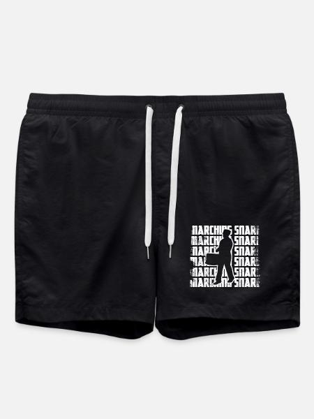 Funny Snarl Drummer - Swim Trunks - black