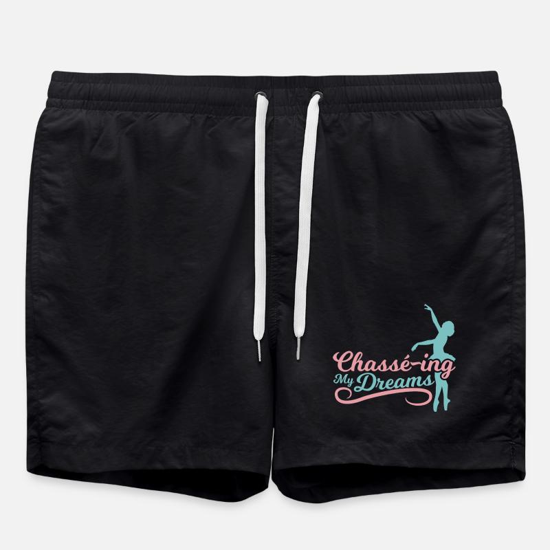 Chase my dreams - Swim Trunks - black