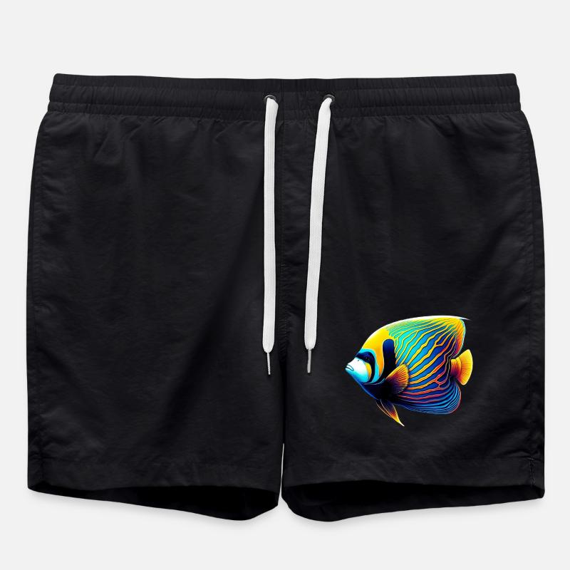 Poisson ange empereur - Short de bain - noir