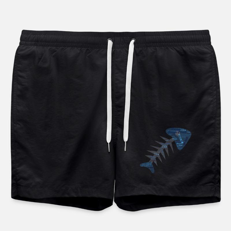 POISSON. POISSON D'AVRIL - Short de bain - noir