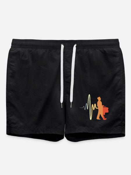 Marching Drummer - Swim Trunks - black